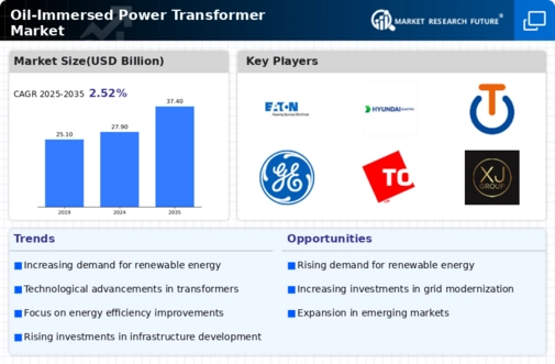 Oil Immersed Power Transformer Market Infographic