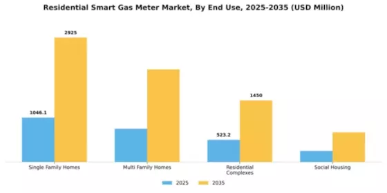 Residential Smart Gas Meter Market Segment Image 1