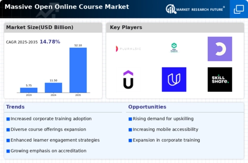 Massive Open Online Course Market
 Infographic