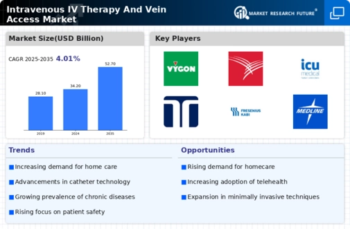 Intravenous Therapy Vein Acces Market Infographic