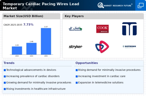 Temporary Cardiac Pacing Wires Lead Market Infographic