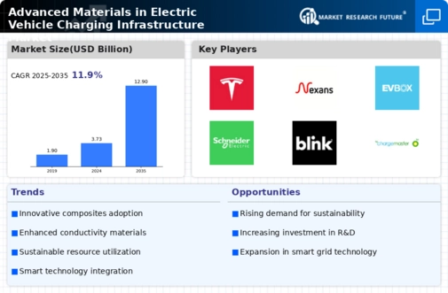 Advanced Materials in Electric Vehicle Charging Infrastructure Market Infographic