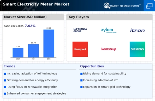 Smart Electricity Meter Market Infographic