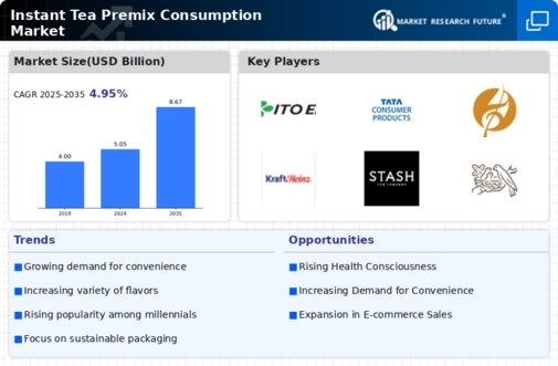 Instant Tea Premix Consumption Market Infographic