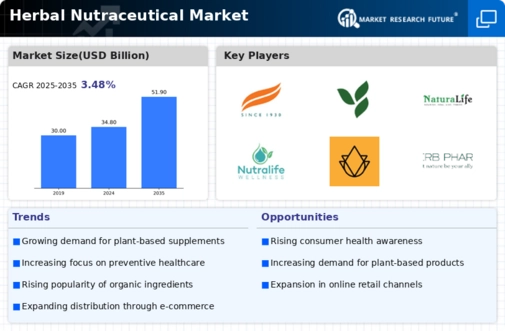 Herbal Nutraceutical Market Infographic