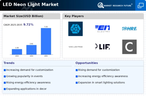 Led Neon Light Market
 Infographic