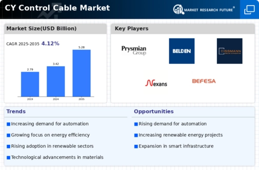 CY Control Cable Market Infographic