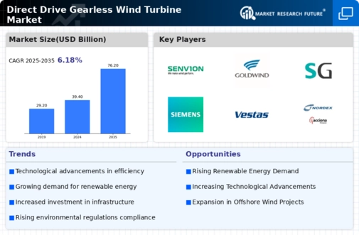 Direct Drive Gearless Wind Turbine Market Infographic
