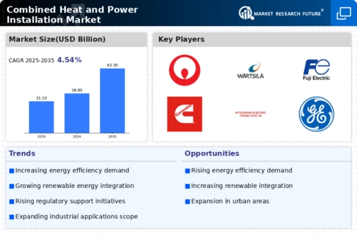 Combined Heat and Power Installation Market Infographic
