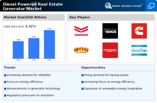 Diesel Powered Real Estate Generator Market Infographic