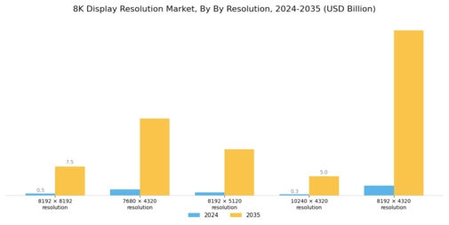 8K Display Resolution Market Segment Image 1