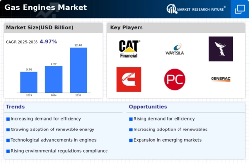 Gas Engines Market Infographic