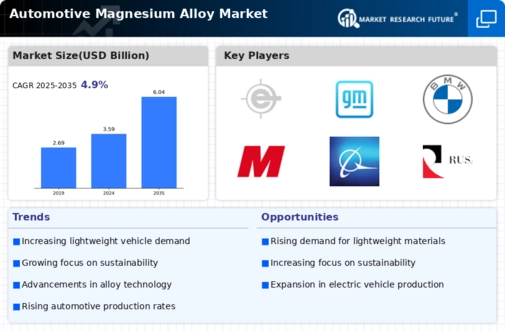 Automotive Magnesium Alloy Market Infographic
