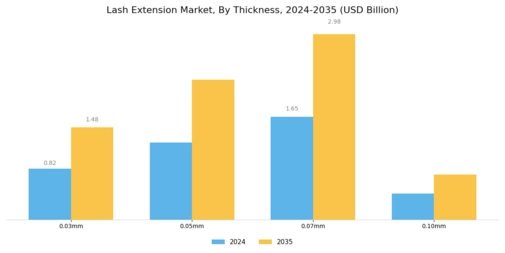 Lash Extension Market Segment Image 3