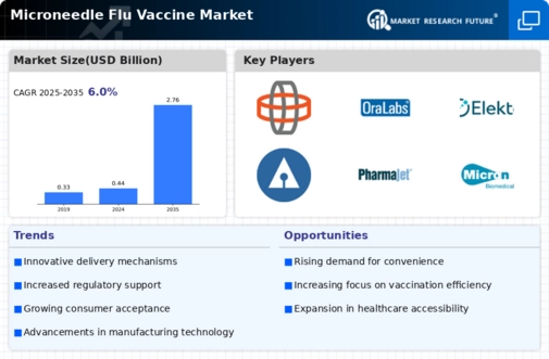 Microneedle Flu Vaccine Market Infographic