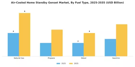 Air-Cooled Home Standby Genset Market Segment Image 1