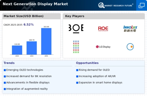Next Generation Display Market Infographic