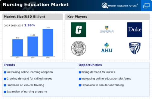  Nursing Education Market Infographic