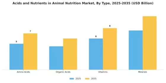 Acids and Nutrients in Animal Nutrition Market Segment Image 0