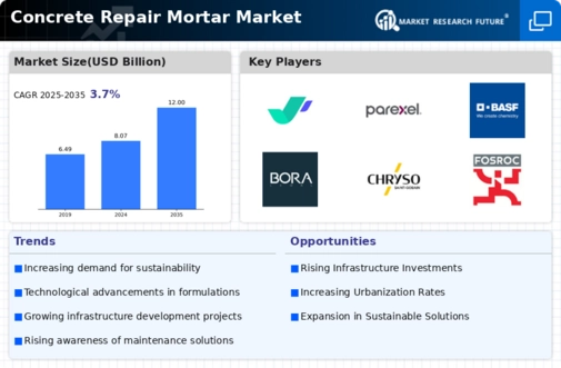 Concrete Repair Mortar Market Infographic