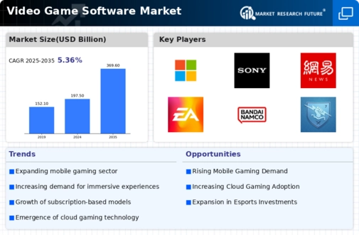 Video Game Software Market Infographic