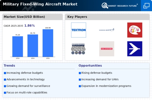 Military Fixed Wing Aircraft Market
 Infographic