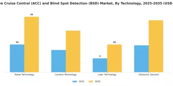 Adaptive Cruise Control Blind Spot Detection Market Segment Image 0
