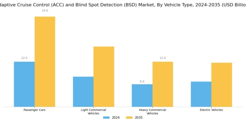 Adaptive Cruise Control Blind Spot Detection Market Segment Image 1