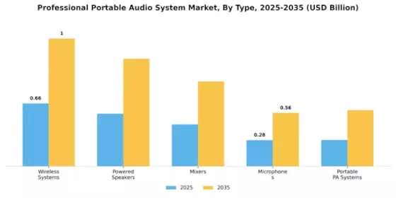 Professional Portable Audio System Market Segment Image 1