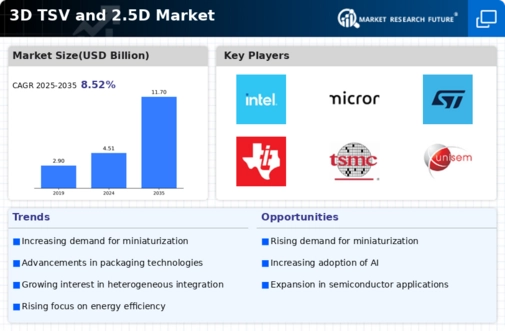3D Tsv And 2 5D Market
 Infographic