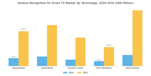 Gesture Recognition for Smart TV Market Segment Image 1