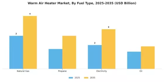 Warm Air Heater Market Segment Image 1