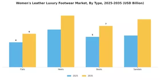 Women Leather Luxury Footwear Market Segment Image 0
