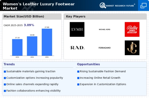Women Leather Luxury Footwear Market Infographic