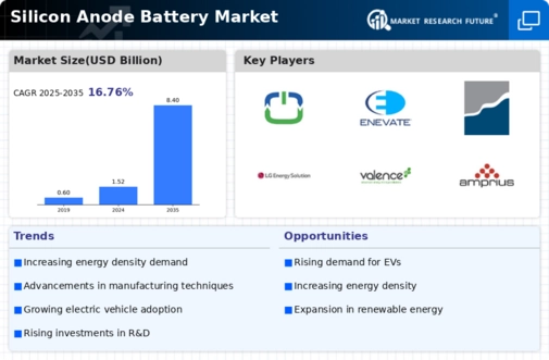 Silicon Anode Battery Market
 Infographic