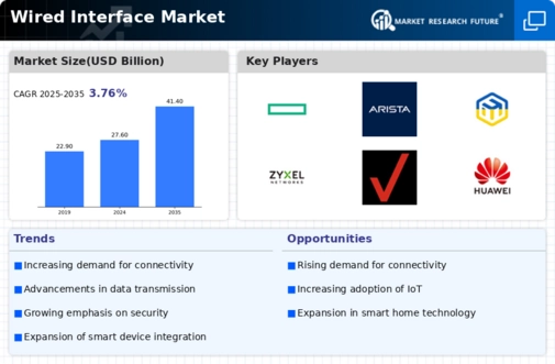 Wired Interface Market Infographic