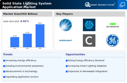 Solid State Lighting System Application Market Infographic