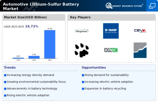 Automotive Lithium Sulfur Battery Market Infographic