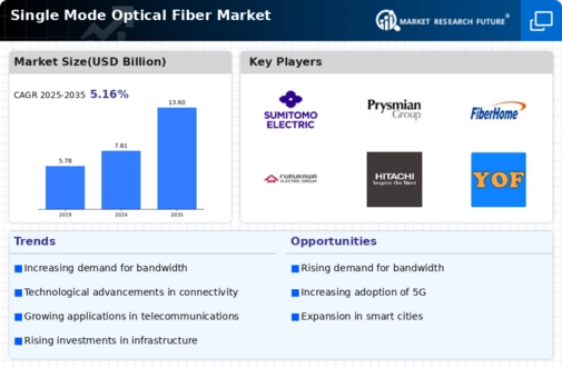 Single Mode Optical Fiber Market Infographic