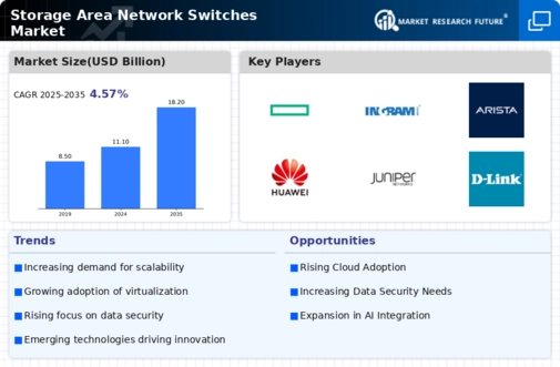 Storage Area Network  Switches Market Infographic