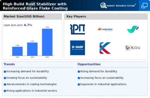 High Build Rust Stabilizer with Reinforced Glass Flake Coating Market
 Infographic