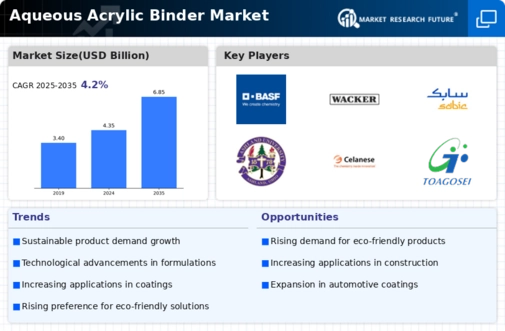 Aqueous Acrylic Binder Market
 Infographic