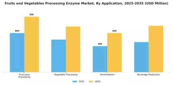 Fruits and Vegetables Processing Enzyme Market Segment Image 0