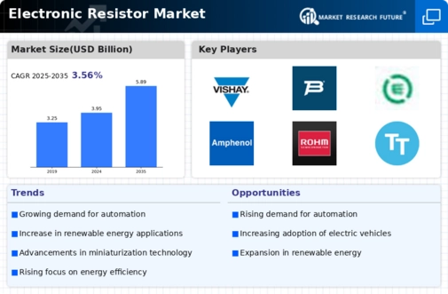 Electronic Resistor Market Infographic