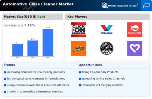 Automotive Glass Cleaner Market Infographic