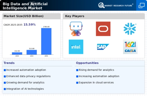Big Data And Artificial Intelligence Market Infographic