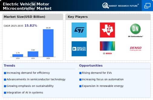 Electric Vehicle Motor Micro Controller Market Infographic