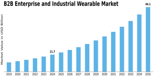 B2B Enterprise And Industrial Wearable Market Size