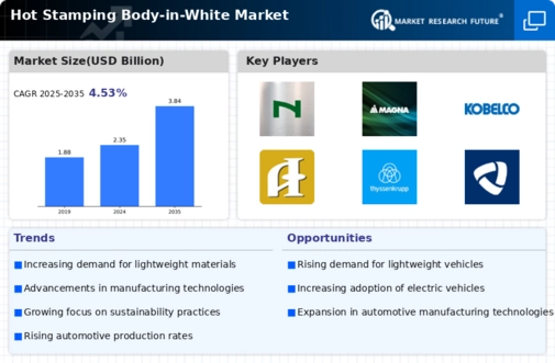 Hot Stamping Body White Market Infographic
