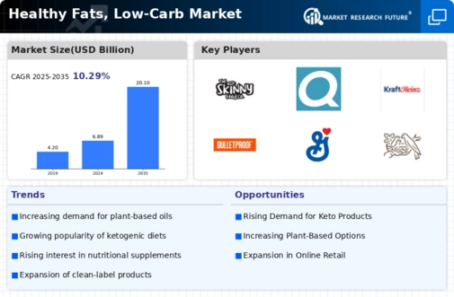 Healthy Fats Low Carb Market Infographic